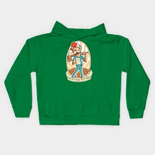 Old Time Batter Kids Hoodie